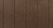MasterTech wood-look hot tub skirt in walnut grove color