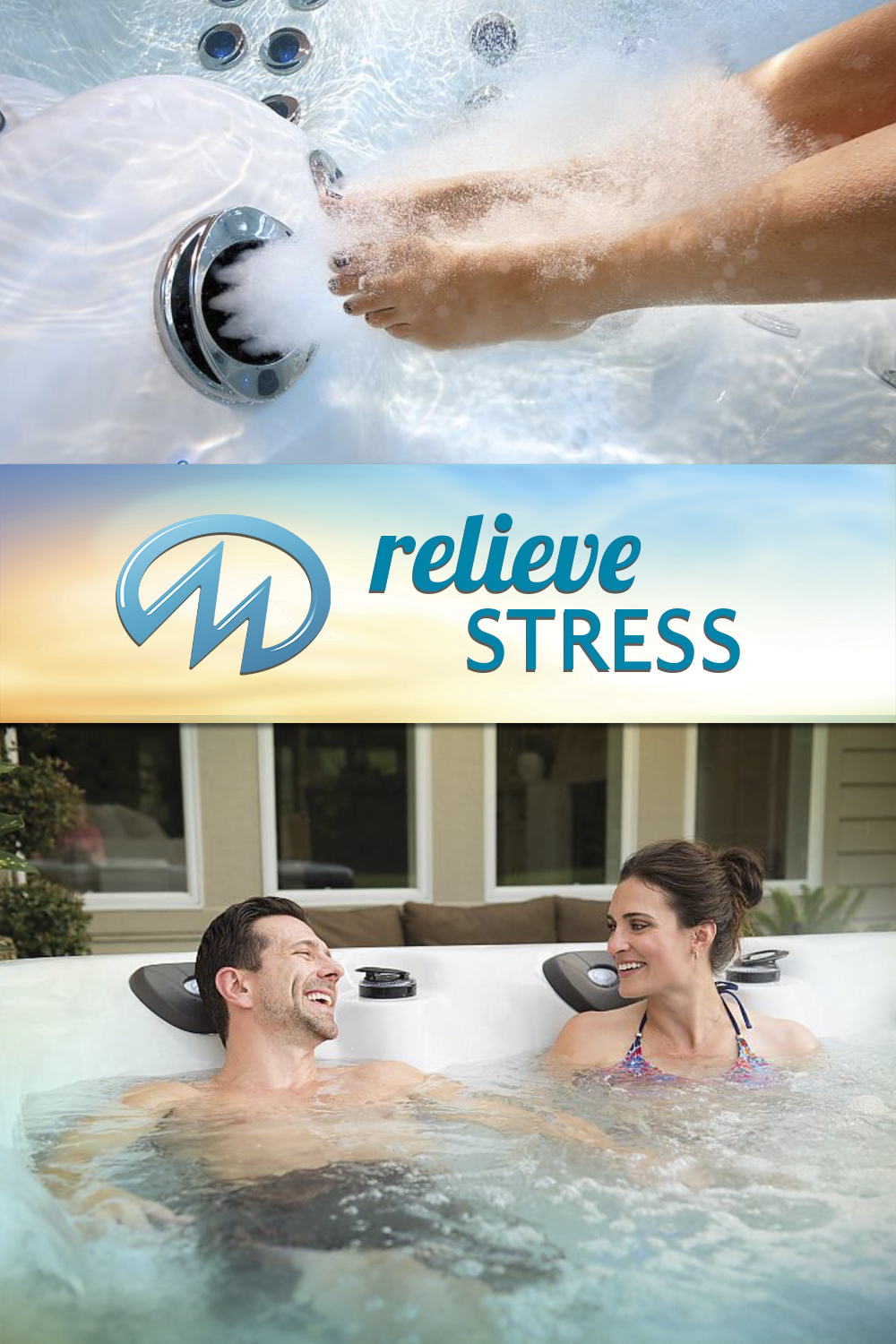 Master Spas hot tub relieve stress