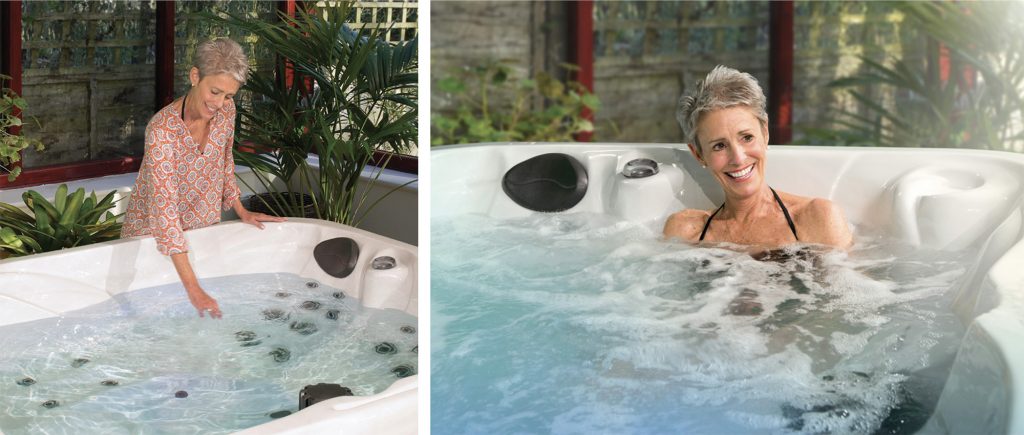 three person hot tub