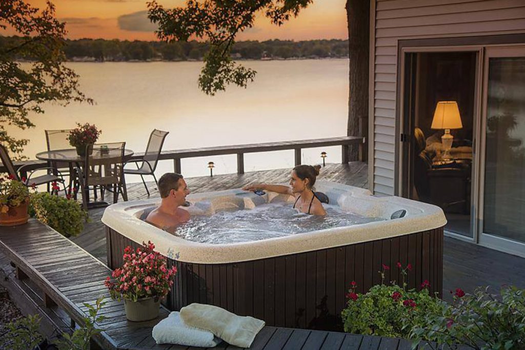 plug and play hot tub