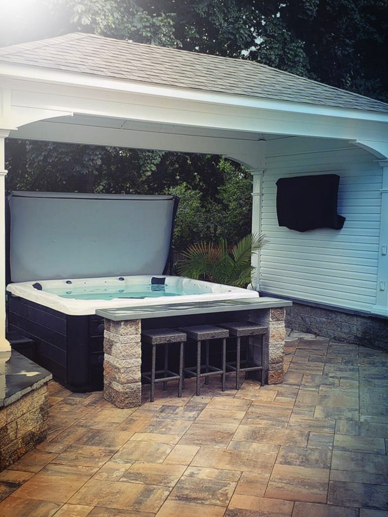 hot tub enclosure