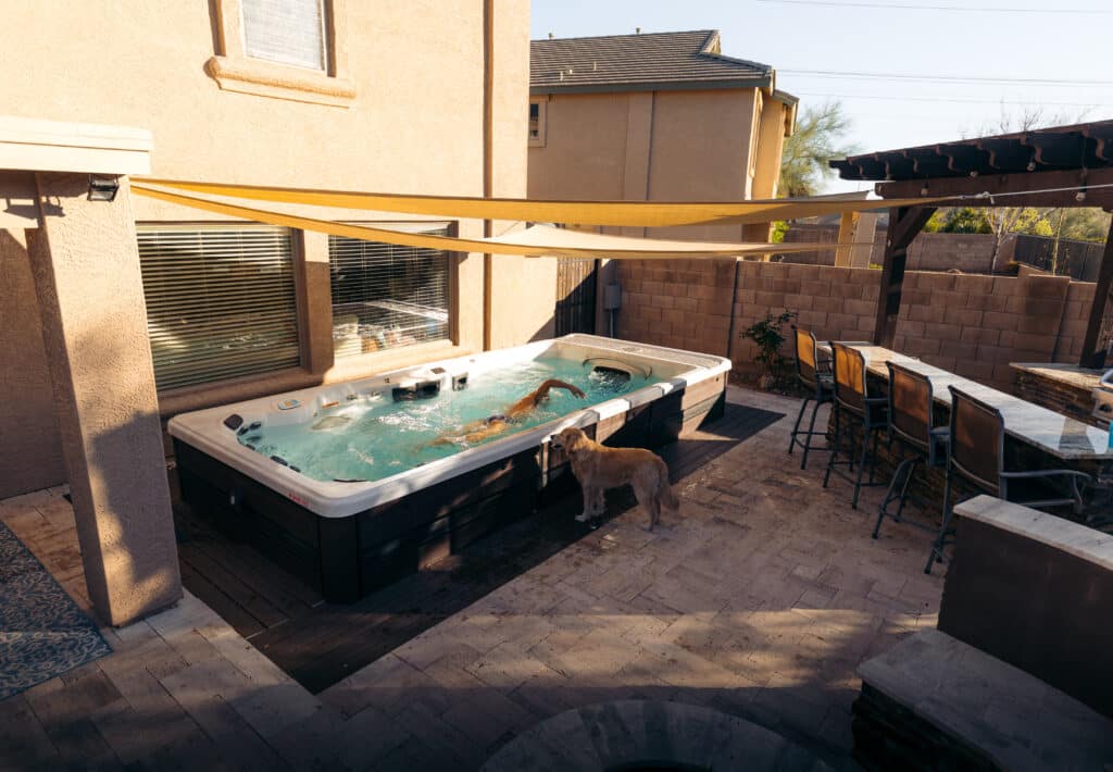 h2x swim spa installation