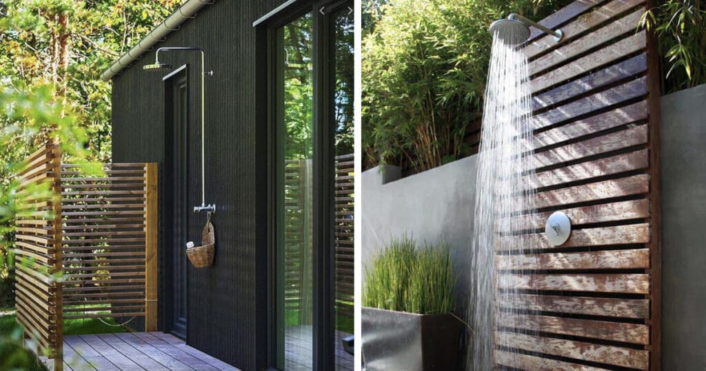 outdoor shower