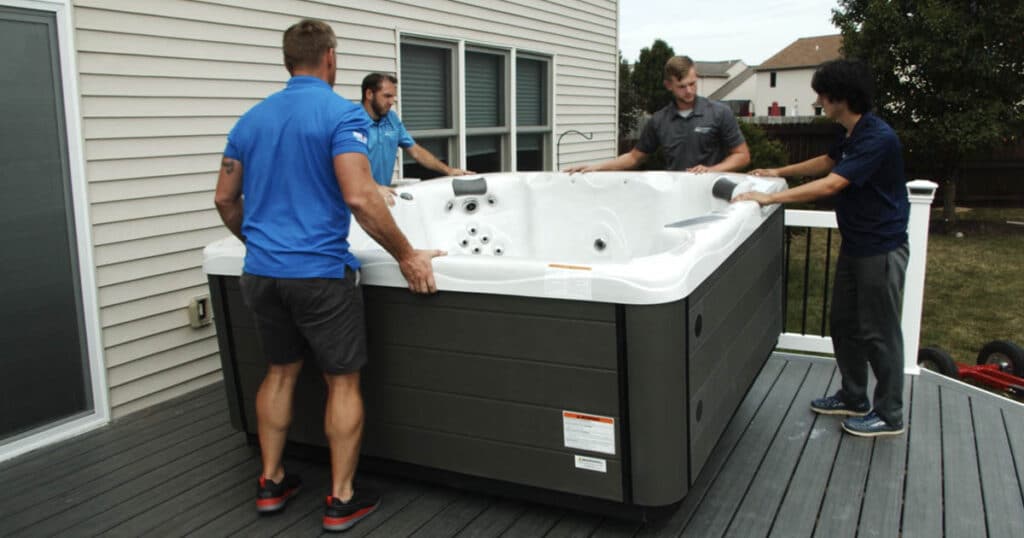 hot tub delivery tips