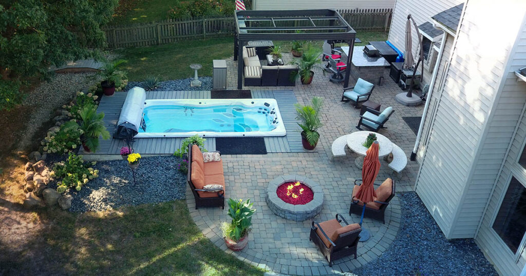 Backyard Design Ideas Inspired By Our, Swim Spa Patio Ideas