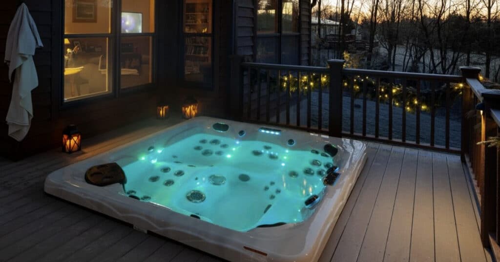 in-ground hot tub