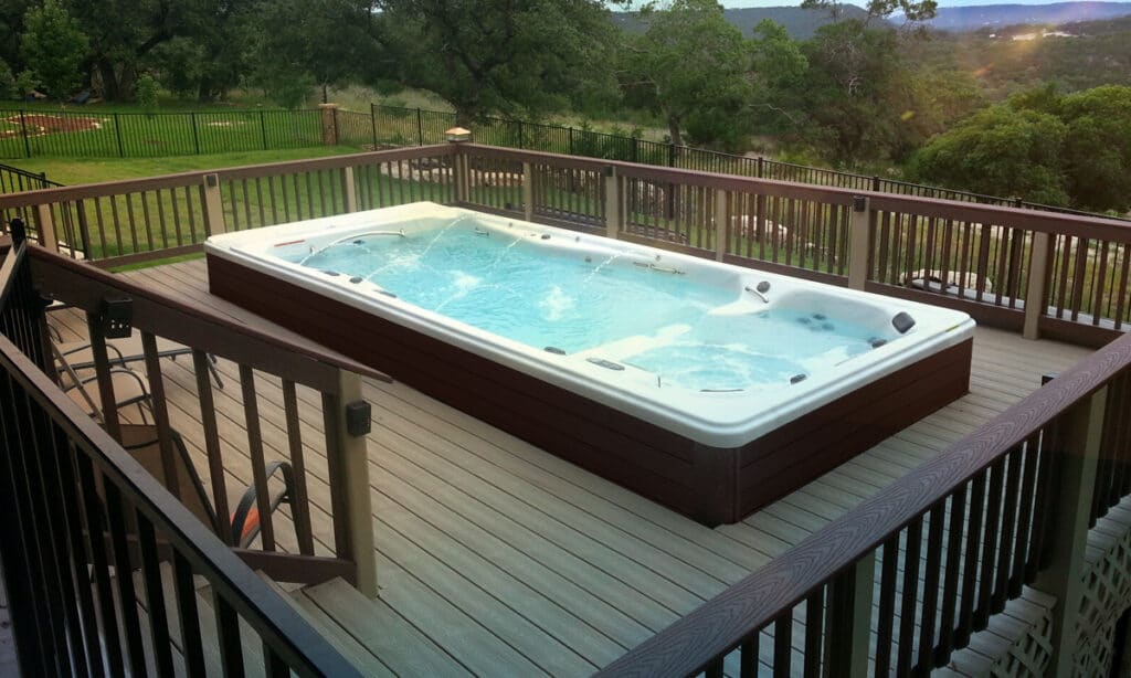 dual zone swim spa cost