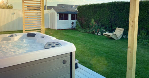 hot tub landscaping ideas