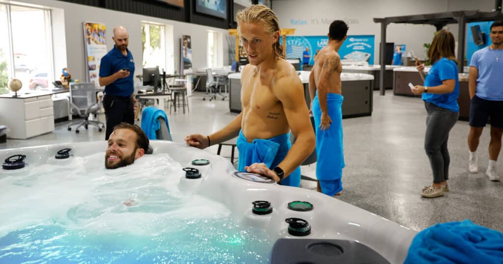 hot tub athletes