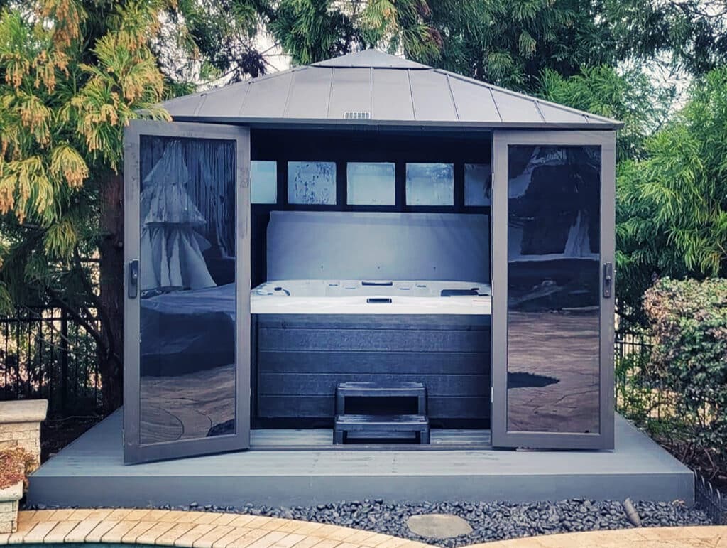 hot tub enclosure ideas