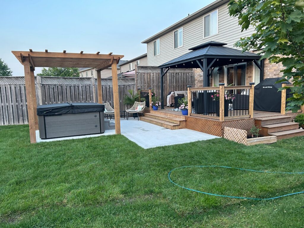 hot tub pergola inspiration