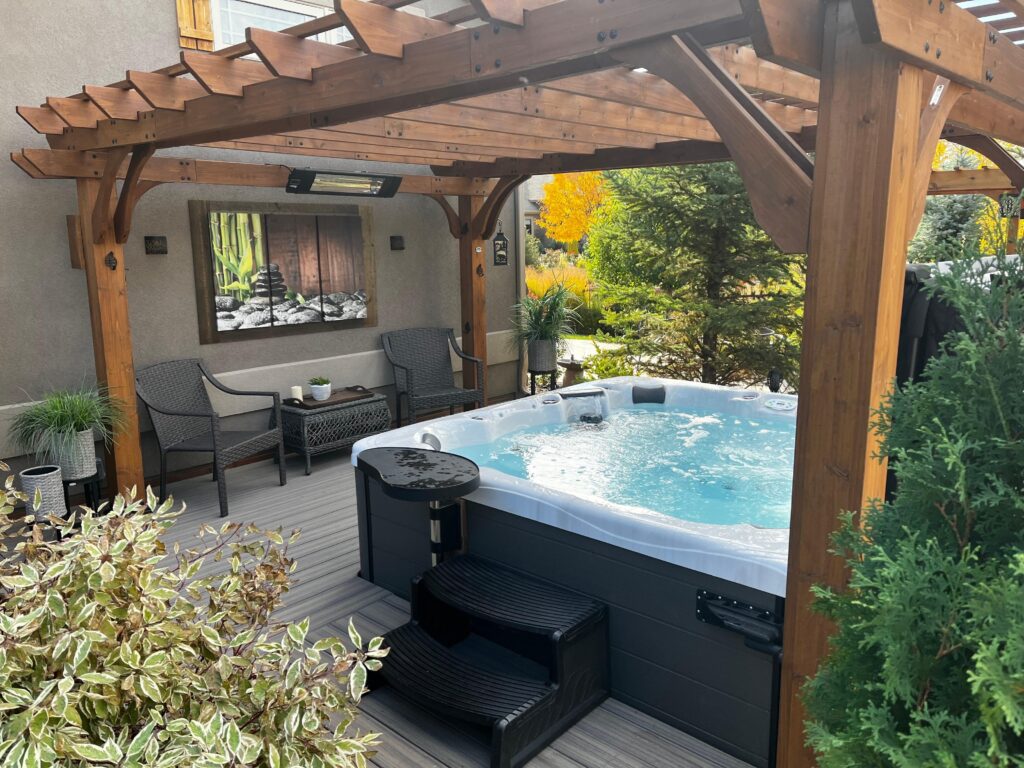 pergola hot tub ideas