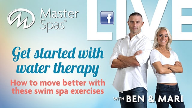 Get started with water therapy. How to move better with these swim spa exercises