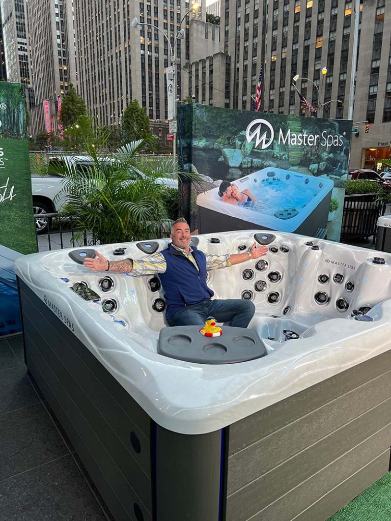 Skip Bedell showcases Master Spas live during FOX & Friends segment