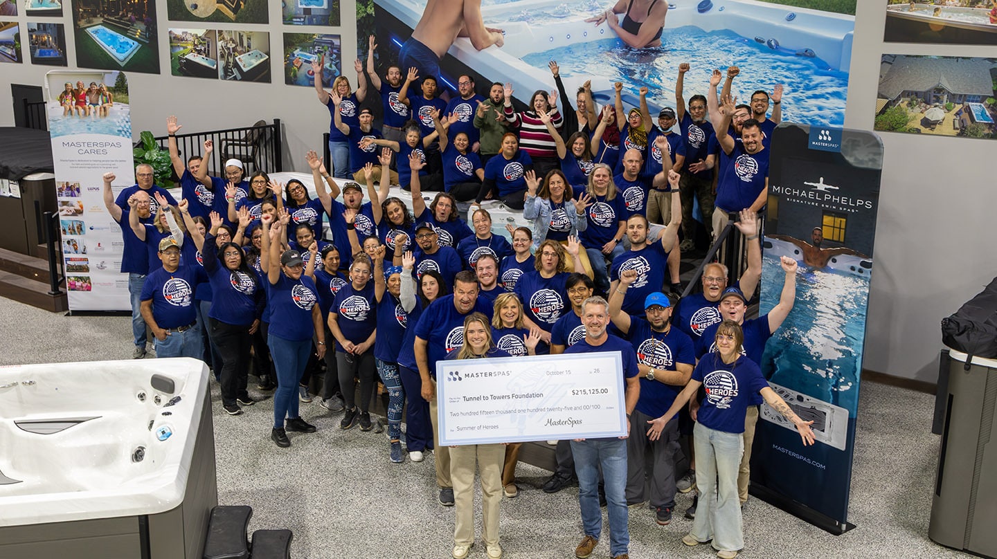 MasterSpas Raises $215,125 for Tunnel to Towers