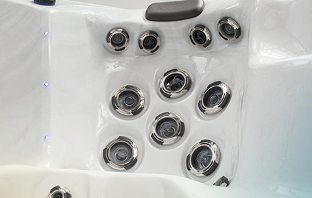 Master Blaster foot therapy jets.