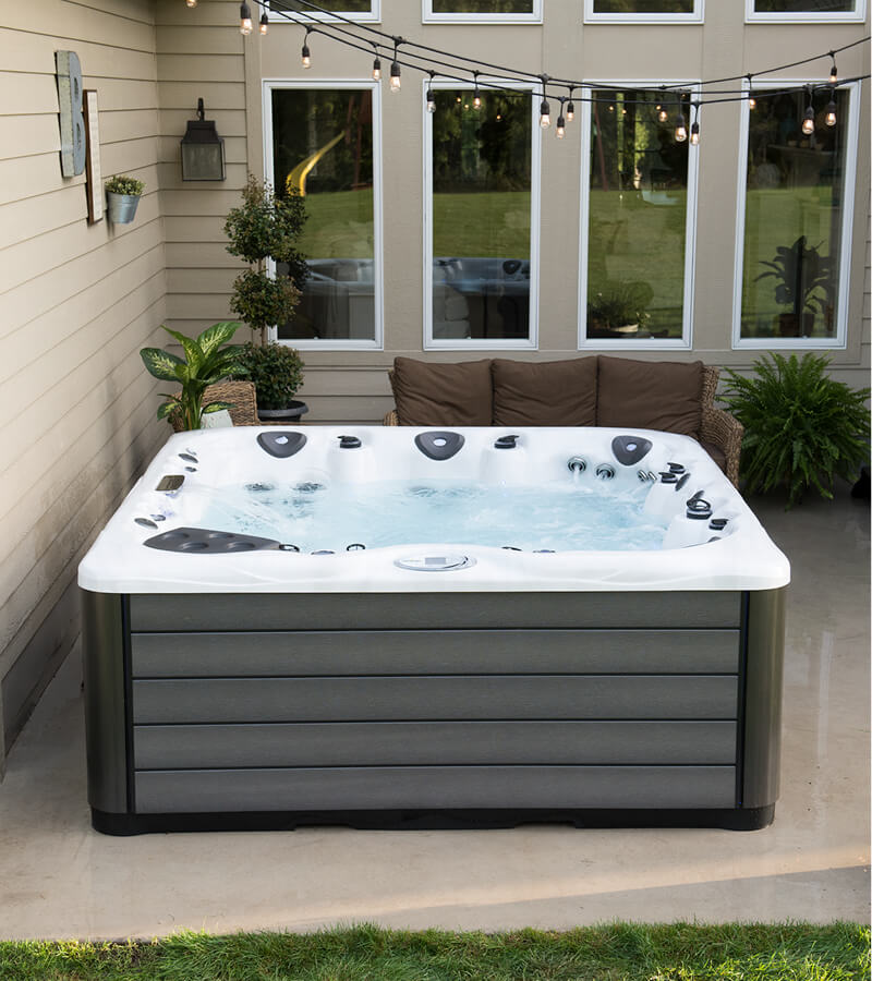 Backyard Ideas For Hot Tubs And Swim Spas, Outdoor Spa Design Ideas
