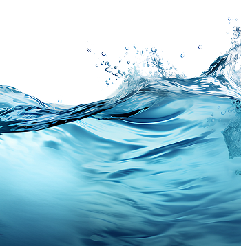 Radiating circles around the jets in a hot tub showing where the Master Force&trade; system is.