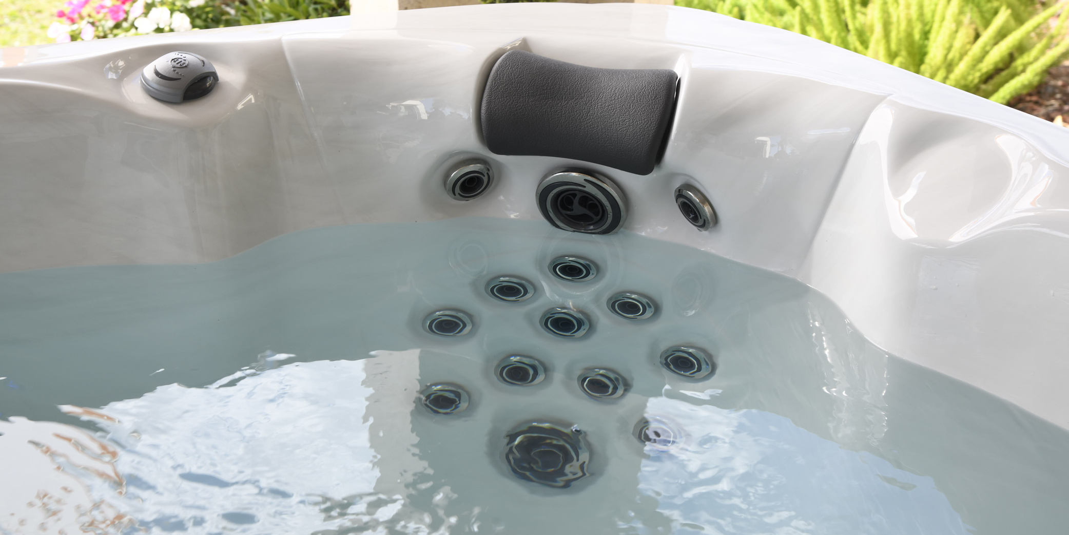 StressRelief Neck and Shoulder seat in a Clarity Spa by MasterSpas.
