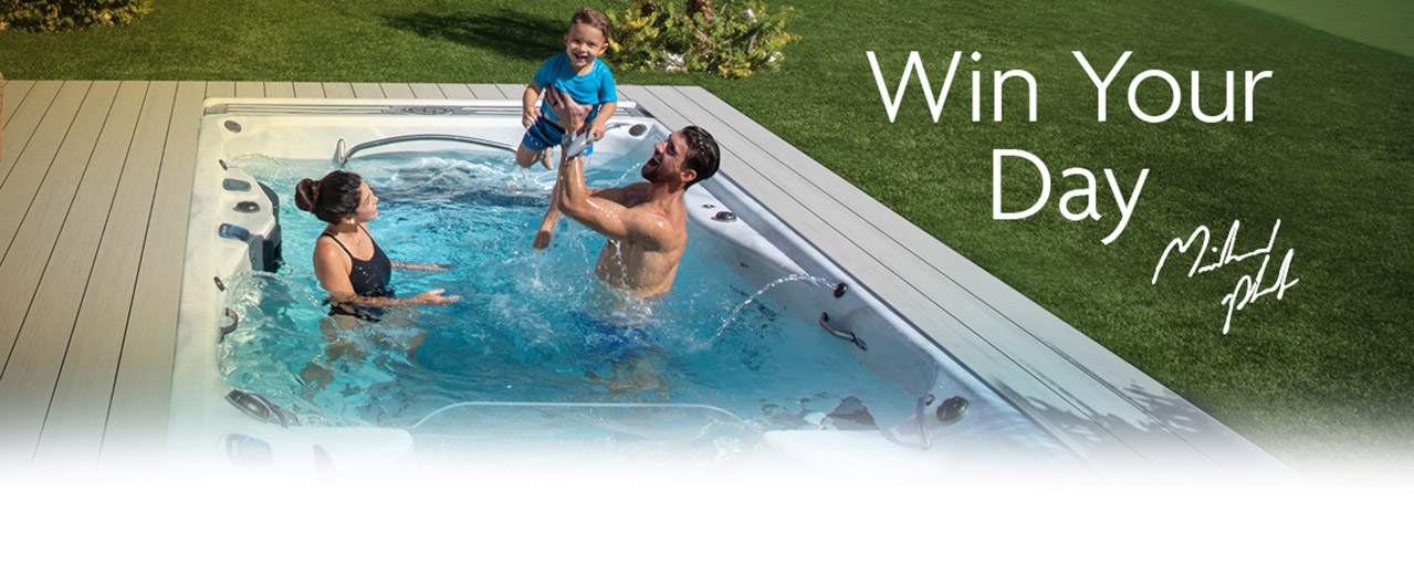 Win Your Day with a Michael Phelps Swim Spa by Master Spas