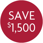 Save $1,500 with Coupon