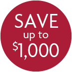 Save up to $1000