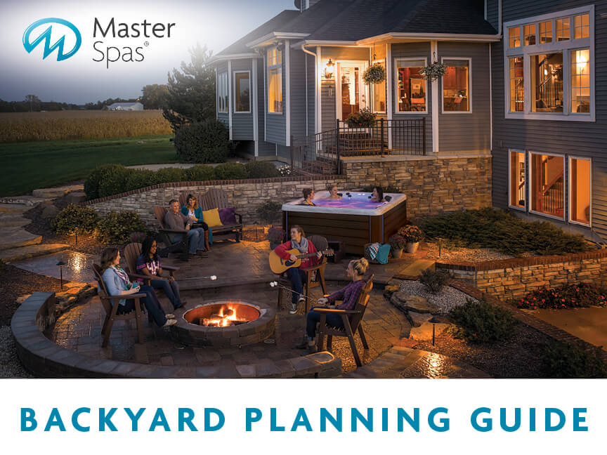 MasterSpas Backyard Planning Guide PDF Cover.