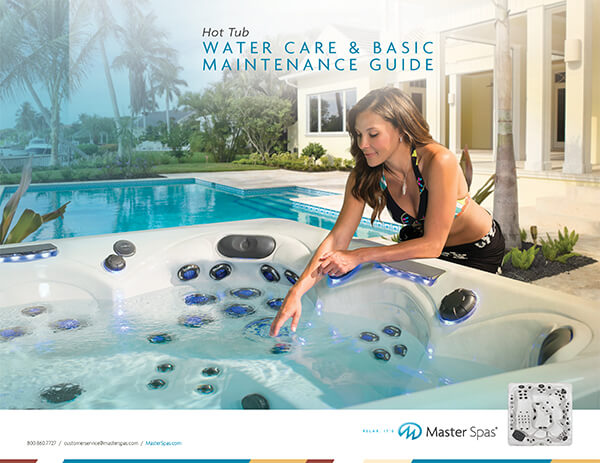 MasterSpas Hot Tub Maintenance Guide PDF Cover.