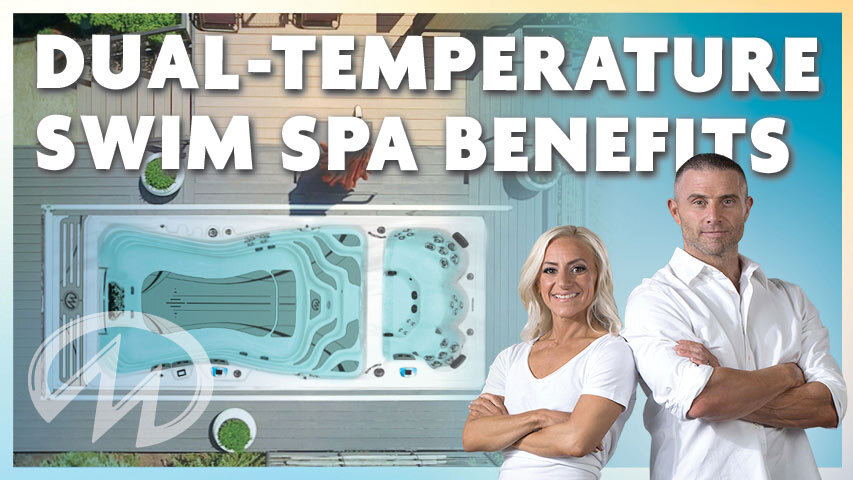 Dual-temperature swim spa benefits