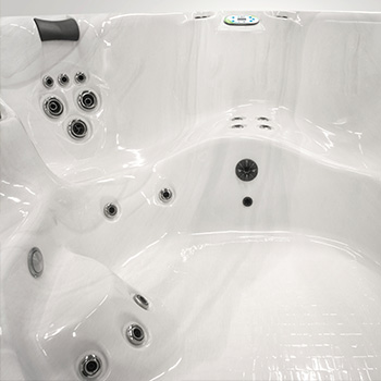 Thoughtful design and flow of acrylic seating.