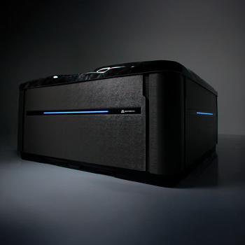 Premium skirt lighting on a MasterSpas.