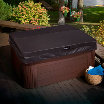 A custom MasterSpas cover.