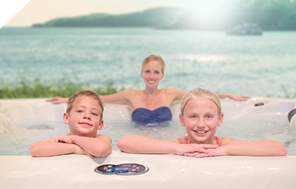 Enjoying a hot tub is safe for the whole family