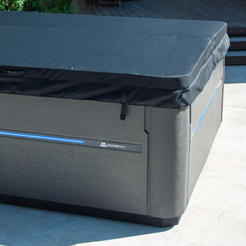 A custom MasterSpas cover.