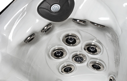 The bio-magnets are located on all master spas