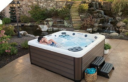 twilight series master tub hot spas masterspas beautifully through into fit