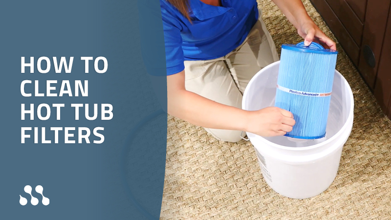 How often to clean and how to clean a hot tub filter