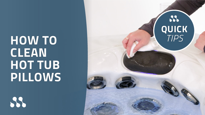 How to clean hot tub pillows