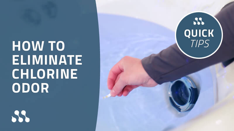 How to eliminate chlorine odor from your hot tub