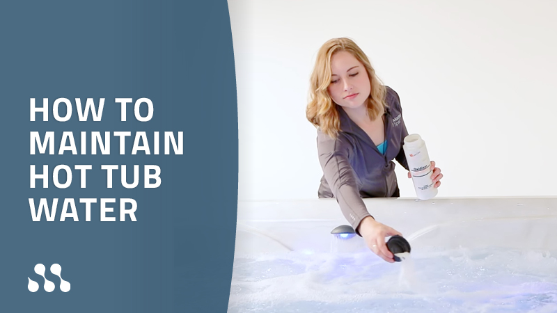 How to maintain the water in your MasterSpas hot tub