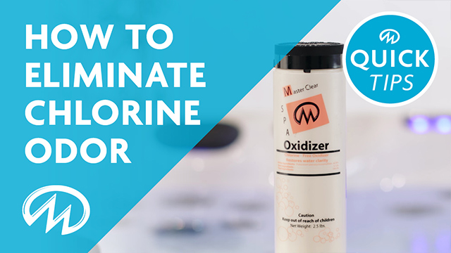 How to eliminate chlorine odor from your hot tub